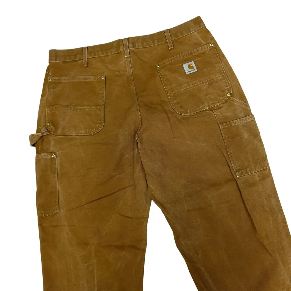 Carhartt brown double knee work wear carpenter pants